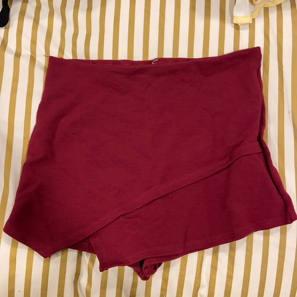 Red shorts